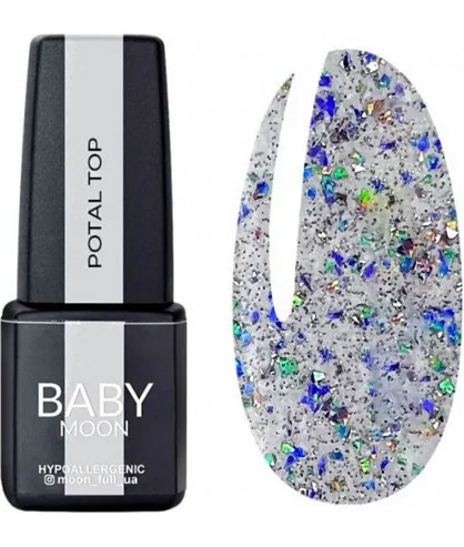 Топ з поталлю Baby MOON Potal Top, 6 мл (без липкого шару) № 01 8399