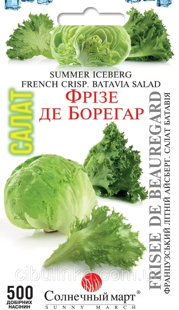 Салат Фрізе де Борегар Сонячний Березень, 500 шт, фото 1