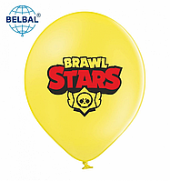 Латексна кулька BELBAL 12"(30 см) Бравл Стар (жовтий)