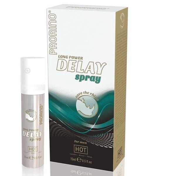 Спрей для продовження ерекції Prorino long power Delay Spray, 15 мл, фото 1