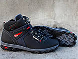 40, 41, 45 р. Черевики чоловічі зима з хутром (Кб-11ч-2), фото 5