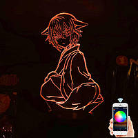 Акриловый 3D светильник-ночник Томоэ От смартфона
