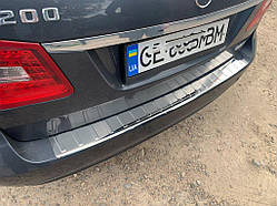 Накладка на задній бампер Carmos (SW, нерж) для Mercedes E-сlass W212 2009-2016рр