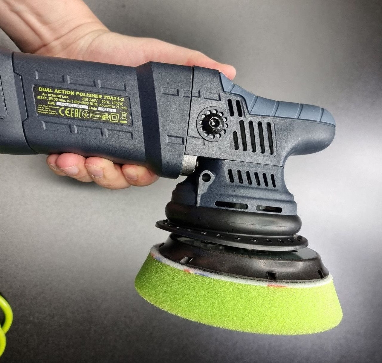 TITAN TDA 21-2 ексцентрик 21мм  платформа 150мм ( без полірувального круга), фото 1