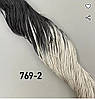 Чорно-сірі косички плетіння кольорові коси Брейди кольорові косички коси вплетення, фото 4