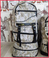 Армейская спец сумка рюкзак трансформер ПИКСЕЛЬ объёмом 40- 65 л тактический военный походный туристический