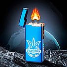 Електроімпульсна запальничка USB "Football Ukraine" у подарунковій упаковці LG-572U2, фото 5