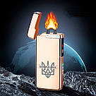 Електроімпульсна запальничка USB "Ukraine logo" у подарунковій упаковці LG-572U3, фото 3