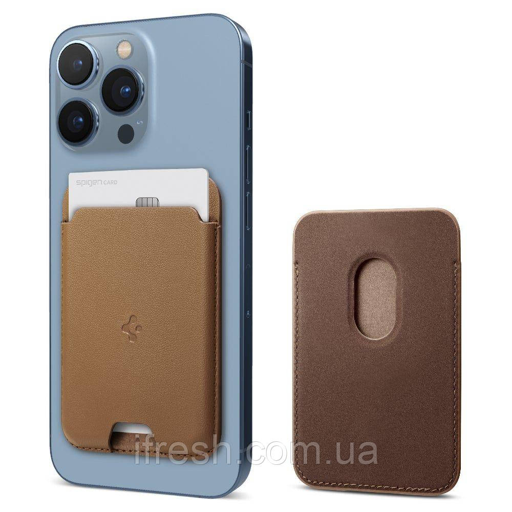Чохол-гаманець Spigen для iPhone 15/14/13/12 серії — Valentinus, MagSafe (AFA03854)