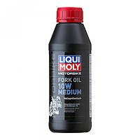 Синтетична олива для вилок і амортизаторів Liqui Moly Motorbike Fork Oil Medium 10W 0.5 л (7599)