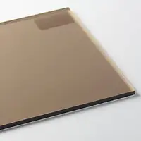 Монолітний полікарбонат s=4 мм 2050х6100, бронза