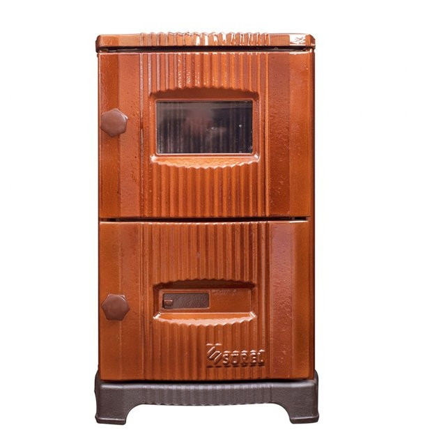 Опалювальна піч-камін Duval EM-5151 BR (з варильною поверхнею), фото 1