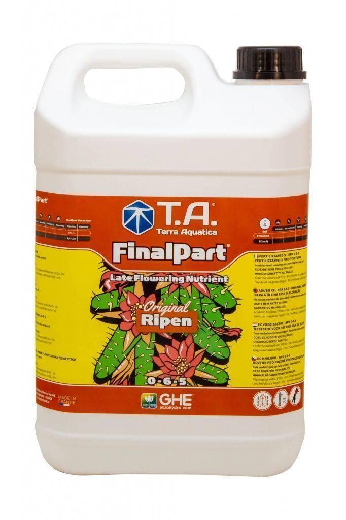 Мінеральне добриво Terra Aquatica Final Part (GHE Ripen) (5L). Франція