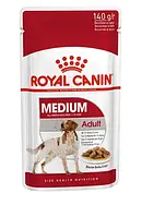 Вологий корм для дорослих собак середніх порід Royal Canin Medium Adult 140 г