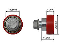 Ролик сдвижной крыши полуприцепа Ø24x8,9x14,5