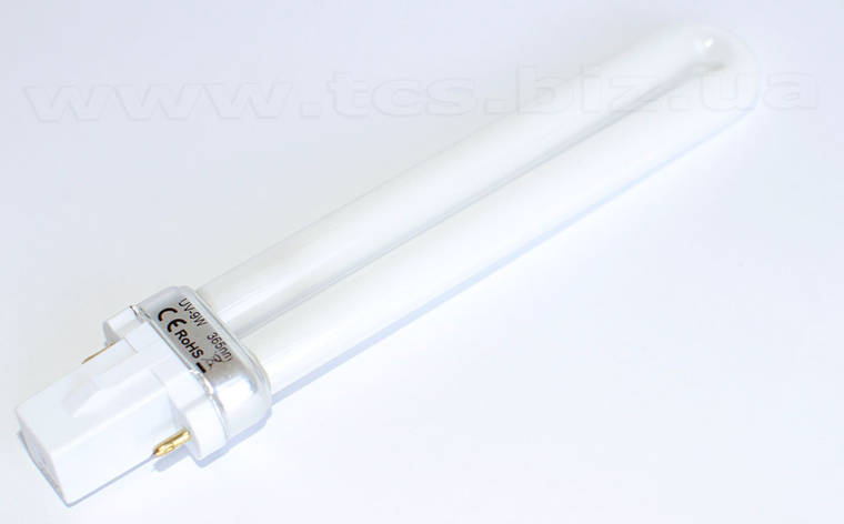 UV-9W 365nm (E) УФ-лампочка для полімеризації гелів, фото 2