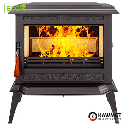 Піч камін чавунна KAWMET Premium ATHENA (12,3 kW) EKO, фото 1