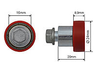 Ролик сдвижной крыши полуприцепа Ø24x8,9x20