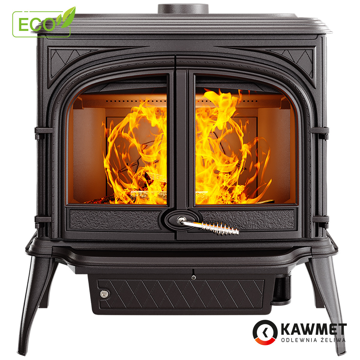 Піч камін чавунна KAWMET Premium ARES (11,3 kW) EKO