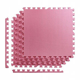Мат-пазл (ласточкин хвіст) 4FIZJO Mat Puzzle EVA 120 x 120 x 1 cм 4FJ0079 Pink Скидка All 1880