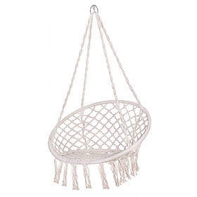 Підвісне крісло-гойдалка (плетене) Springos SPR0020 Biege