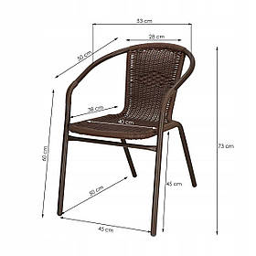Крісло садове Springos для балкону та тераси GF1022