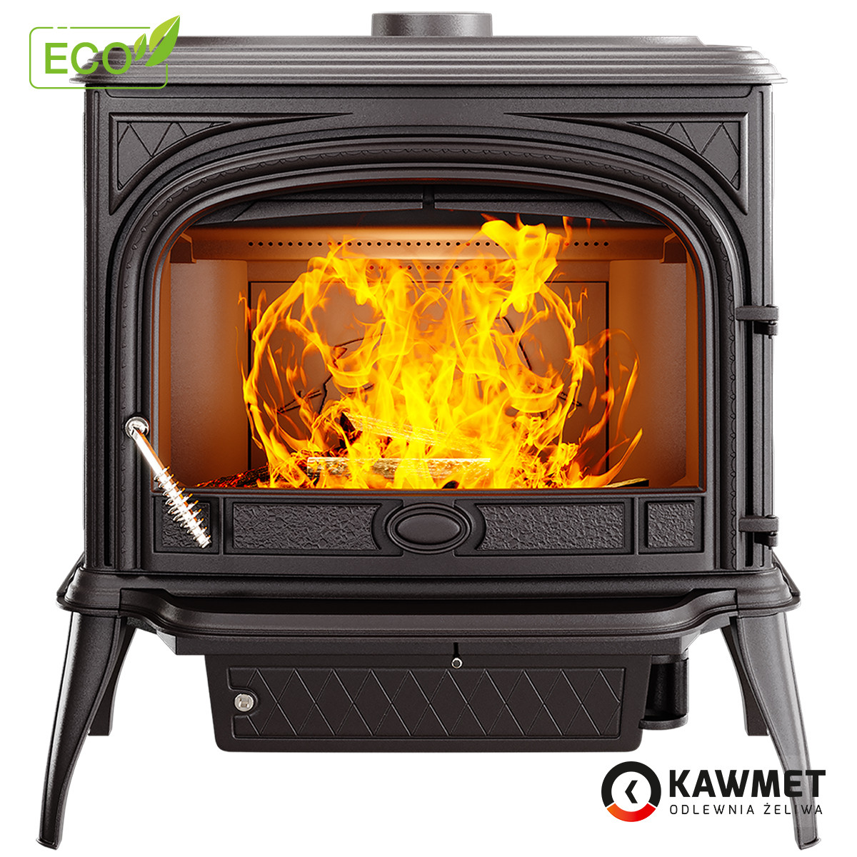 Піч камін чавунна KAWMET Premium NIKA (11,3 kW) EKO