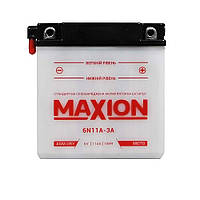 Mото аккумулятор MAXION 6V 11Ah R+ (6N11A-3A)