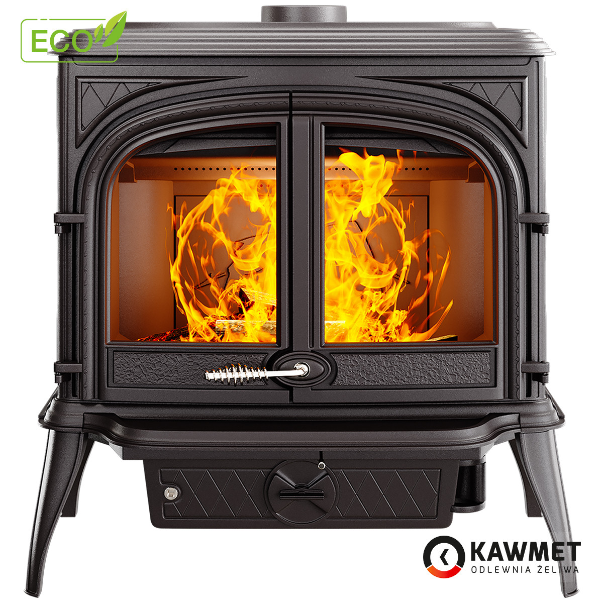 Піч камін чавунна KAWMET Premium HELIOS (13,9 kW) EKO