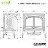 Піч камін чавунна KAWMET Premium HELIOS (13,9 kW) EKO, фото 9