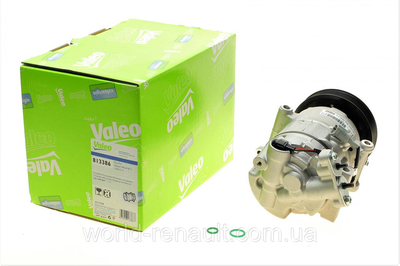 VALEO 813386 — Компресор кондиціонера на Рено-Сцінік III 1.5dci,1.6i 16V, 1.6dci, 2.0dci