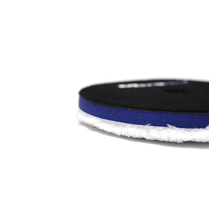 Полірувальний круг мікрофібровий ріжучий - MaxShine Microfiber Cutting Pad 130 мм. синій (2051130B), фото 3