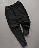 Чоловічі штани теплі оверсайз спортивні, чоловічі брюки весна-осінь трикотаж Туреччина. Живе фото, фото 2