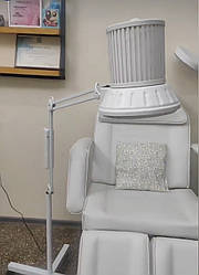 Витяжка для педикюру з лампою універсальна потужна витяжка на підлоговому штативі для педикюру Dust+