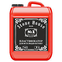 Пластифікатор Stone House №1 Для всіх видів бетону 5 л
