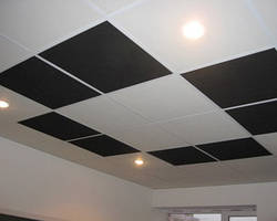 Акустична стельова панель Ecophon Opta A, 600x600x15 мм, Білий, 40 шт./14,4 м2/падак.