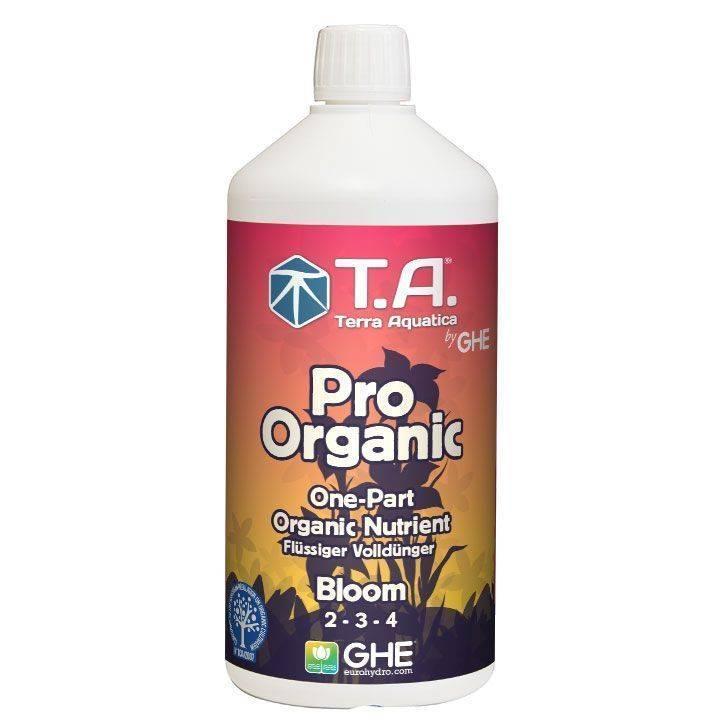 Органічне удобрювання Terra Aquatica Pro Organic Bloom (GHE BioThrive Bloom) (1L). Оригінал. Франція.