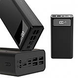 УМБ Power Bank XO-PR125 50000mAh з ліхтариком чорний, фото 4