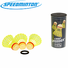 Волани для спідмінтону швидкісного бадмінтону Speedminton Tube Nightpack (3шт.)