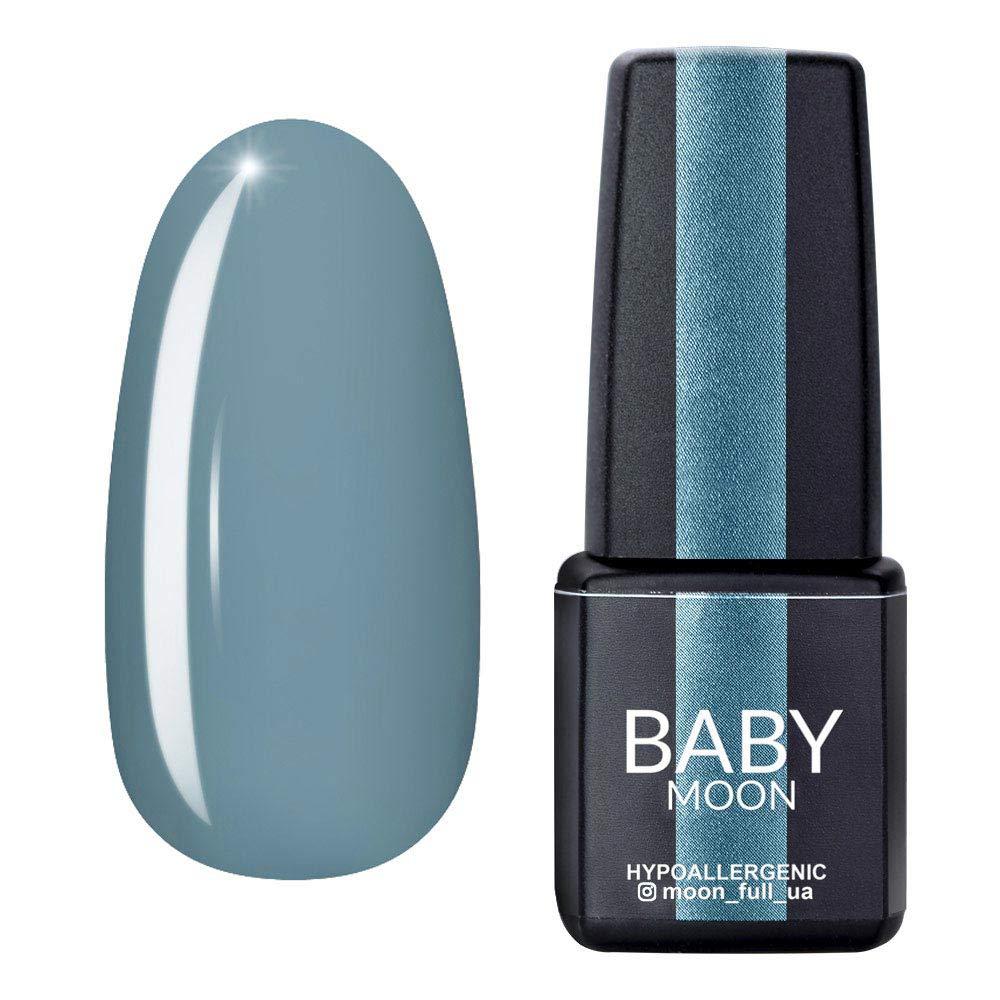 Гель лак Baby Moon Cold Ocean Gel polish № 011 світло-сірий з блакитним підтоном