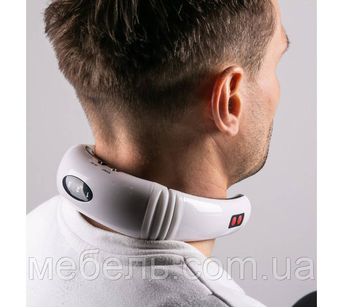 ЕЛЕКТРИЧНИЙ ІМПУЛЬСНИЙ МАССАЖЕР ДЛЯ ШИЇ Й СПИНИ VR PORTABLE PULSE MASSAGER NM-1804