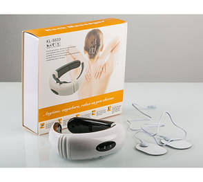 ЕЛЕКТРИЧНИЙ ІМПУЛЬСНИЙ МАССАЖЕР ДЛЯ ШИЇ Й СПИНИ VR PORTABLE PULSE MASSAGER NM-1804, фото 4