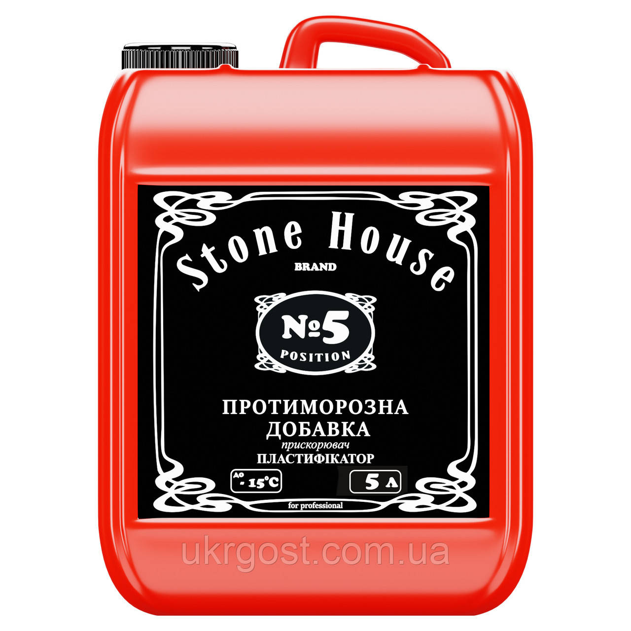Пластифікатор Stone House №5 Протиморозна добавка (прискорювач) 5 л