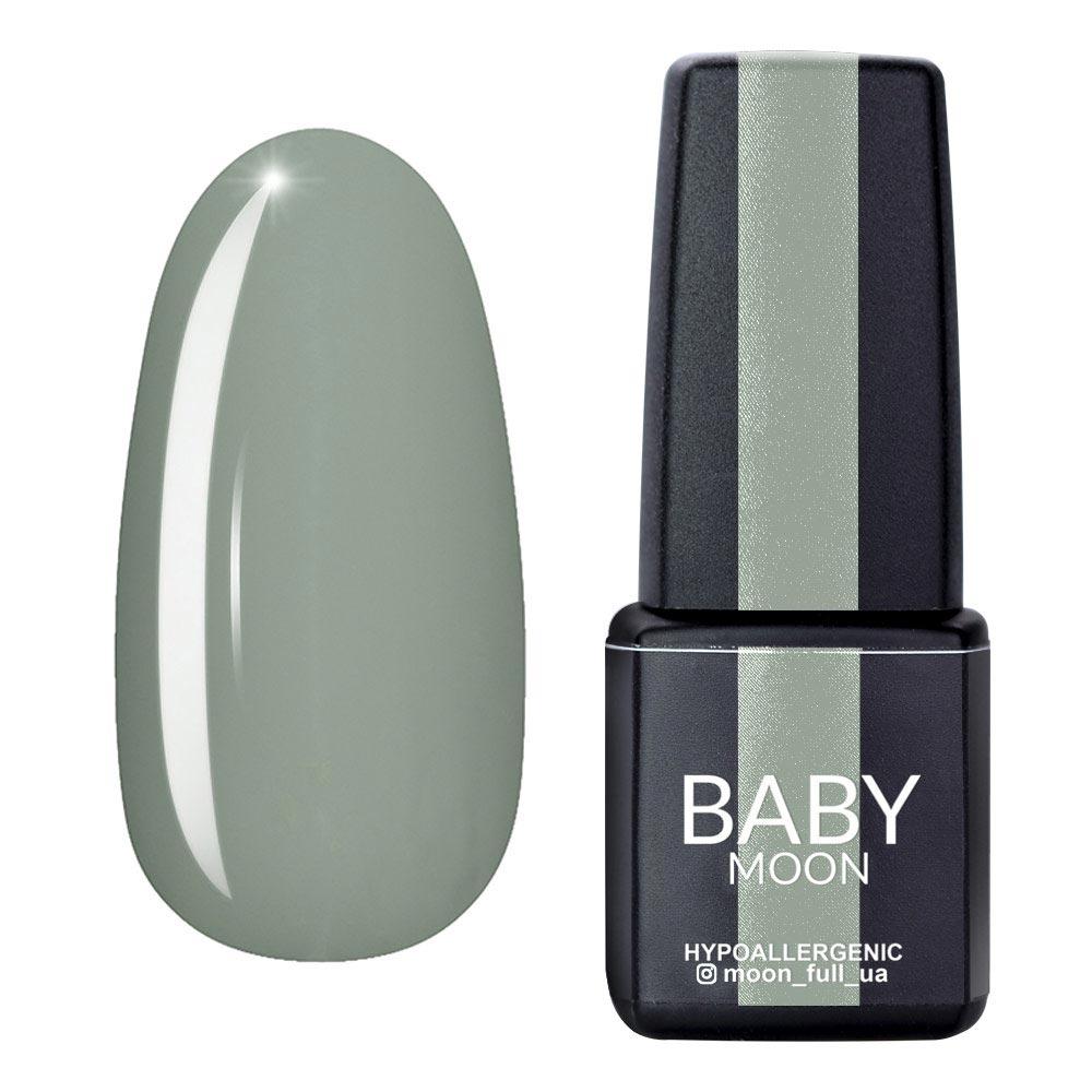 Гель лак Baby Moon Cold Ocean Gel polish № 012 оливковий сірий 6 мл