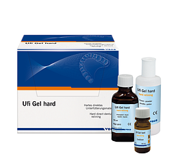 Ufi Gel Hard 60г+40мл+20мл (Уфі гель Хард) Тверда прокладка для перебазування протезів