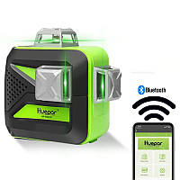 Лазерний рівень нівелір Huepar 603CG-BT 3D з Bluetooth 12 зелених ліній Відкалібрований