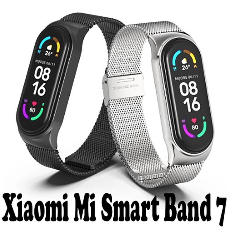 Ремешок BeCover Metal для Xiaomi Mi Smart Band 7 Rose Gold (707496), фото 1