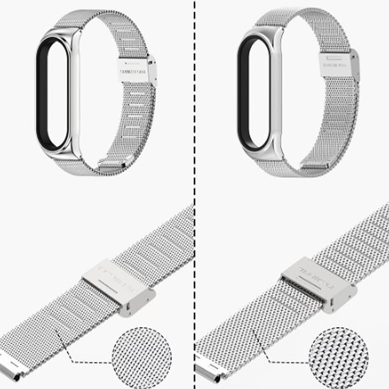 Ремінець BeCover Metal для Xiaomi Mi Smart Band 7 Silver (707494), фото 1