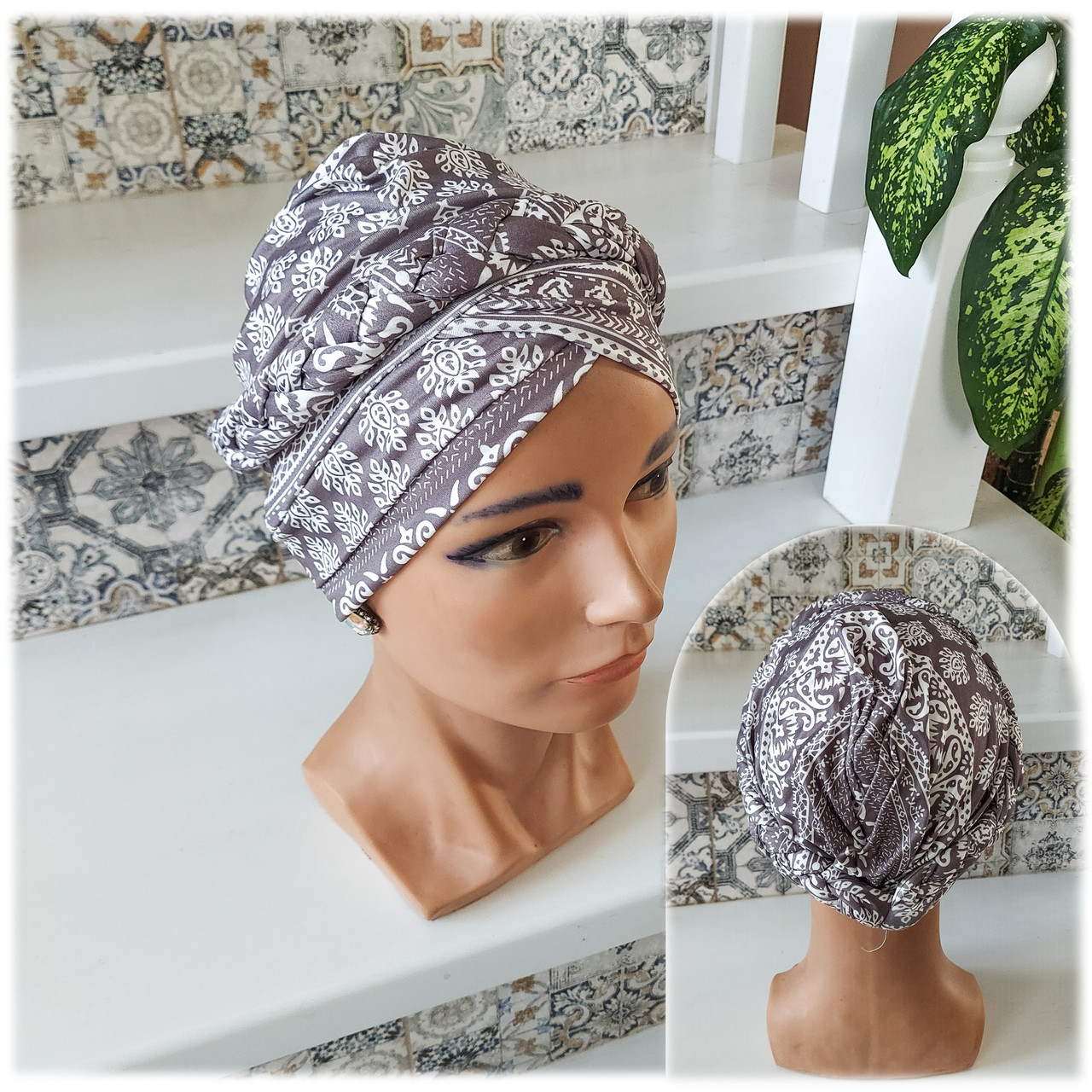 Чалма, хіджаб, шапка для алопеції (вінко) COSA-16, фото 1
