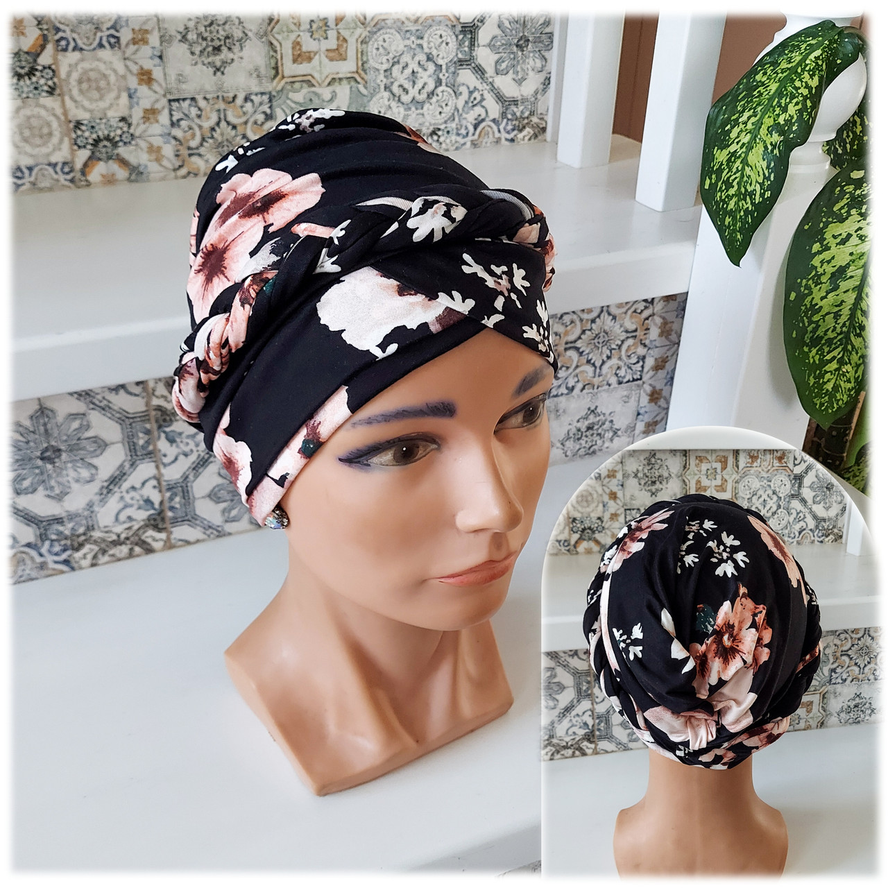 Чалма, хіджаб, шапка для алопеції (вінко) COSA-17, фото 1